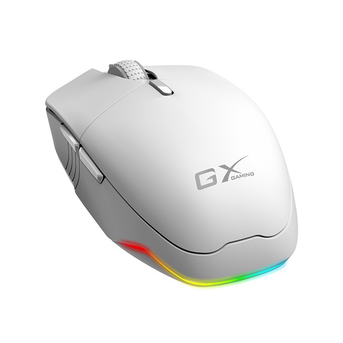 Mysz bezprzewodowa, Genius GX GAMING Scorpion M8250 AI, biała, optyczna, 3200DPI