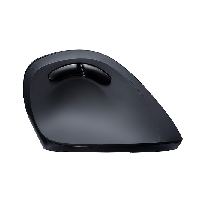 Mysz bezprzewodowa, Powerton SHARK, czarna, optyczna, 1600DPI