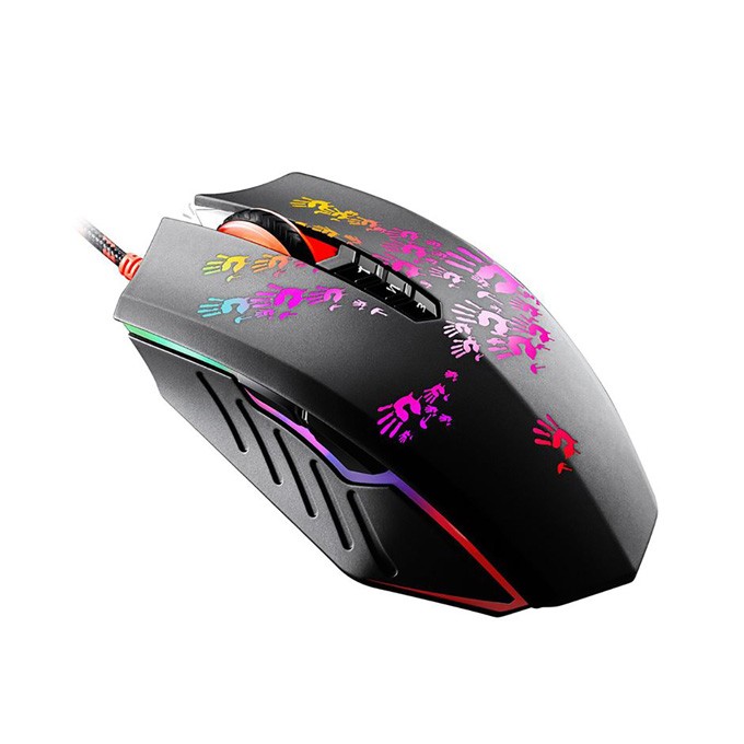 Mysz przewodowa, A4Tech BLOODY A60A, czarna, optyczna, 6200DPI