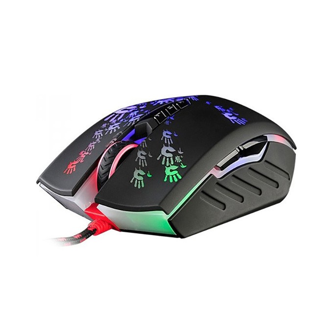 Mysz przewodowa, A4Tech BLOODY A60A, czarna, optyczna, 6200DPI