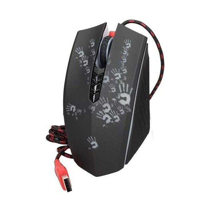 Mysz przewodowa, A4Tech BLOODY A60A, czarna, optyczna, 6200DPI