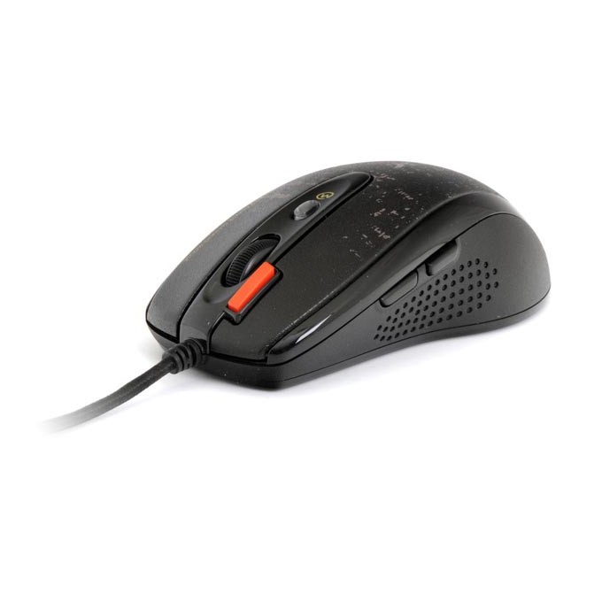 Mysz przewodowa, A4Tech F5, czarna, optyczna, 3000DPI