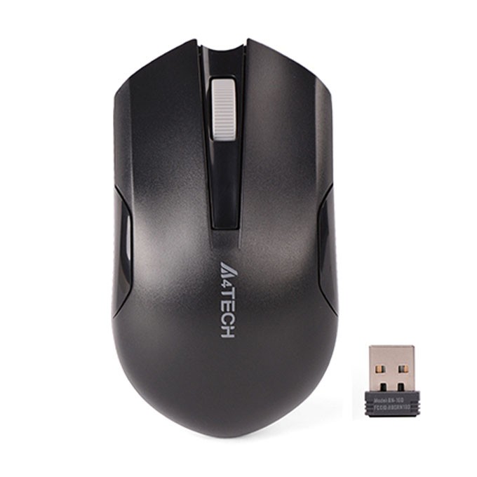 Mysz bezprzewodowa, A4Tech G3-200NS, czarna, optyczna, 1000DPI