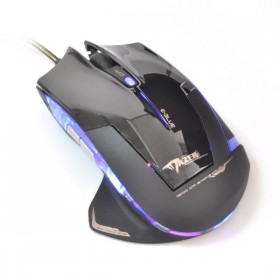 Mysz przewodowa, E-blue Mazer R, czarna, optyczna, 2400DPI
