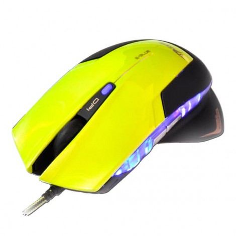 Mysz przewodowa, E-blue Mazer R, zielona, optyczna, 2400DPI, EOL