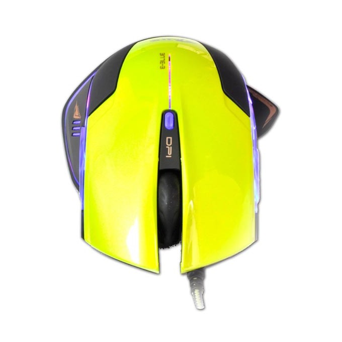Mysz przewodowa, E-blue Mazer R, zielona, optyczna, 2400DPI, EOL