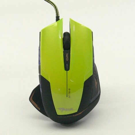 Mysz przewodowa, E-blue Mazer R, zielona, optyczna, 2400DPI, EOL