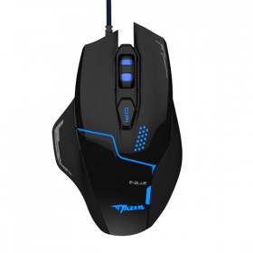 Mysz przewodowa, E-blue Mazer V2, czarna, optyczna, 2500DPI