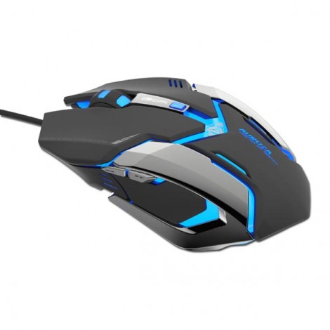 Mysz przewodowa, E-blue Auroza Gaming, czarna, optyczna, 4000DPI, e-box Mysz przewodowa, E-blue Auroza Gaming, czarna, optyczna, 4000DPI, e-box