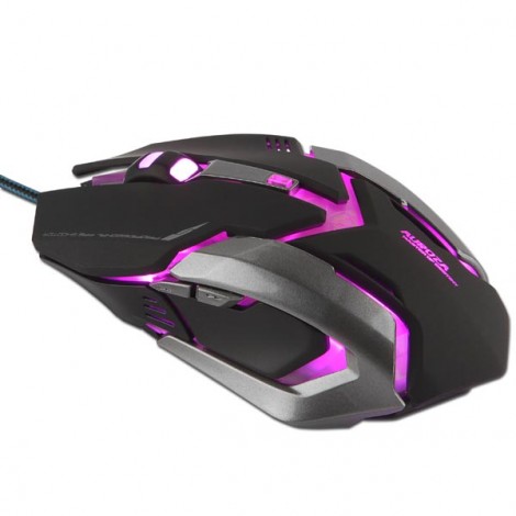 Mysz przewodowa, E-blue Auroza Gaming, czarna, optyczna, 4000DPI, e-box Mysz przewodowa, E-blue Auroza Gaming, czarna, optyczna, 4000DPI, e-box