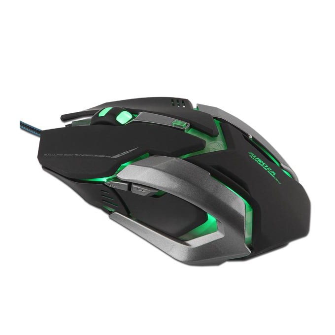 Mysz przewodowa, E-blue Auroza Gaming, czarna, optyczna, 4000DPI, e-box