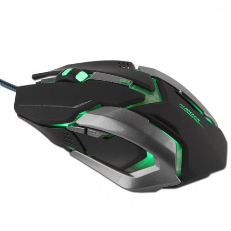 Mysz przewodowa, E-blue Auroza Gaming, czarna, optyczna, 4000DPI, e-box Mysz przewodowa, E-blue Auroza Gaming, czarna, optyczna, 4000DPI, e-box