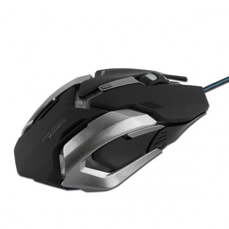 Mysz przewodowa, E-blue Auroza Gaming, czarna, optyczna, 4000DPI, e-box Mysz przewodowa, E-blue Auroza Gaming, czarna, optyczna, 4000DPI, e-box