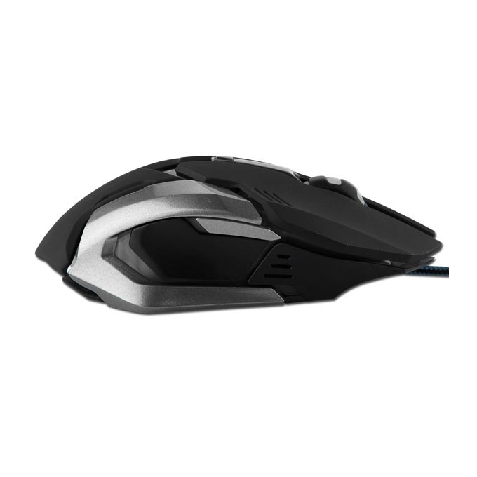 Mysz przewodowa, E-blue Auroza Gaming, czarna, optyczna, 4000DPI, e-box