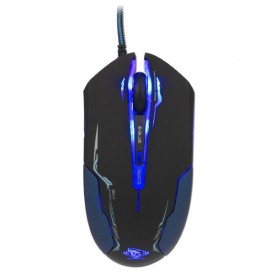 Mysz przewodowa, E-blue Auroza, czarna, optyczna, 3500DPI