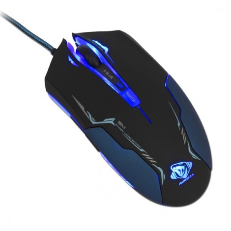 Mysz przewodowa, E-blue Auroza, czarna, optyczna, 3500DPI Mysz przewodowa, E-blue Auroza, czarna, optyczna, 3500DPI