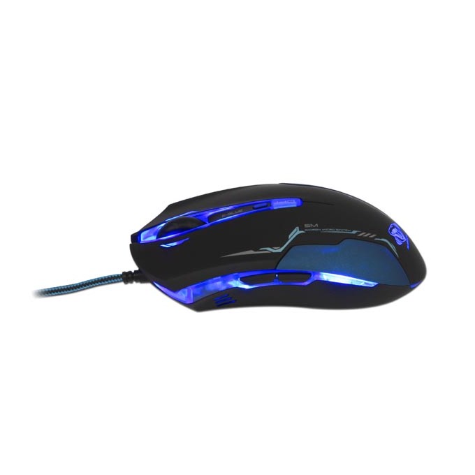 Mysz przewodowa, E-blue Auroza, czarna, optyczna, 3500DPI