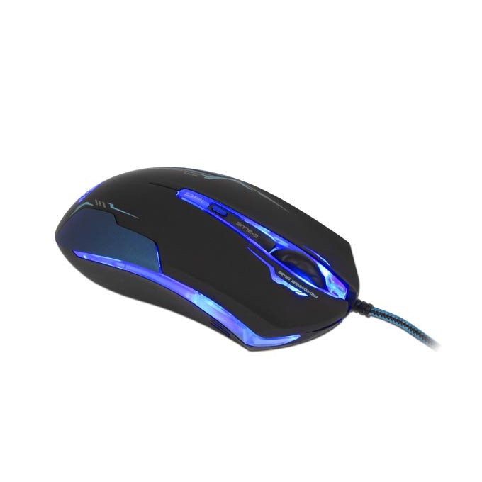 Mysz przewodowa, E-blue Auroza, czarna, optyczna, 3500DPI