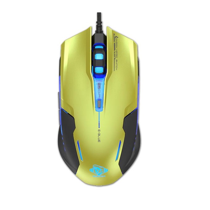 Mysz przewodowa, E-blue Auroza G, zielona, optyczna, 3000DPI, EOL