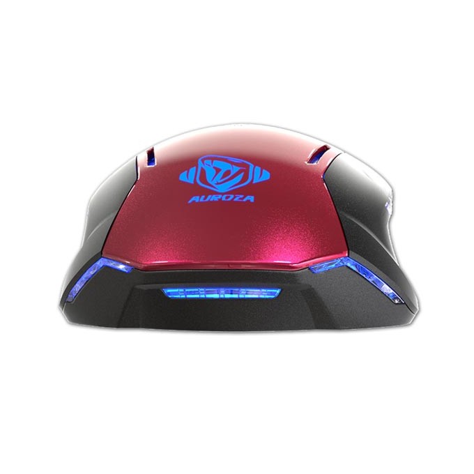 Mysz przewodowa, E-blue Auroza G, czerwona, optyczna, 3000DPI