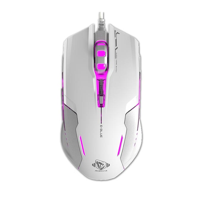 Mysz przewodowa, E-blue Auroza G, biała, optyczna, 3000DPI, EOL