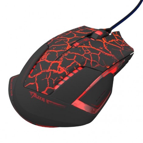 Mysz przewodowa, E-blue Mazer Pro, czarno-czerwona, optyczna, 2500DPI, e-box Mysz przewodowa, E-blue Mazer Pro, czarno-czerwona, optyczna, 2500DPI, e-box