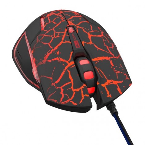 Mysz przewodowa, E-blue Mazer Pro, czarno-czerwona, optyczna, 2500DPI, e-box Mysz przewodowa, E-blue Mazer Pro, czarno-czerwona, optyczna, 2500DPI, e-box