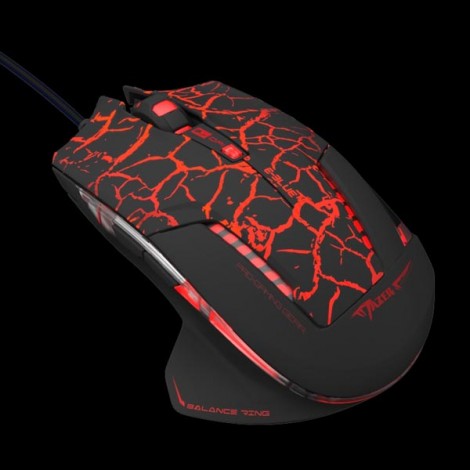 Mysz przewodowa, E-blue Mazer Pro, czarno-czerwona, optyczna, 2500DPI, e-box Mysz przewodowa, E-blue Mazer Pro, czarno-czerwona, optyczna, 2500DPI, e-box