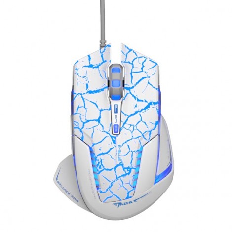 Mysz przewodowa, E-blue Mazer Pro, biało-niebieska, optyczna, 2500DPI, e-box Mysz przewodowa, E-blue Mazer Pro, biało-niebieska, optyczna, 2500DPI, e-box