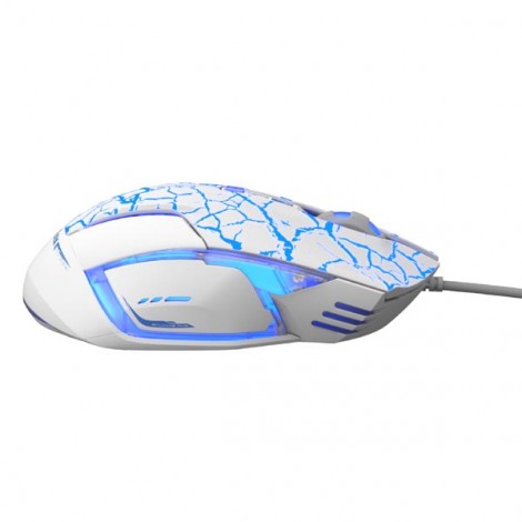 Mysz przewodowa, E-blue Mazer Pro, biało-niebieska, optyczna, 2500DPI, e-box Mysz przewodowa, E-blue Mazer Pro, biało-niebieska, optyczna, 2500DPI, e-box