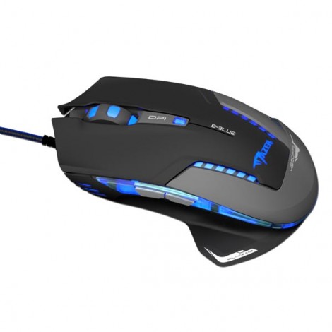 Mysz przewodowa USB, E-blue Mazer Pro, czarna, optyczna, 2500DPI