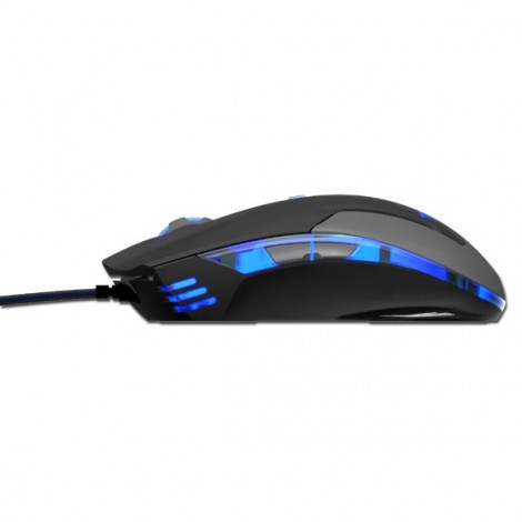 Mysz przewodowa USB, E-blue Mazer Pro, czarna, optyczna, 2500DPI