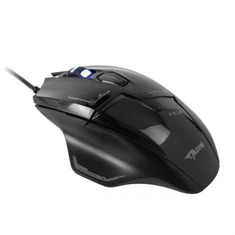 Mysz przewodowa, E-blue Mazer, czarna, optyczna, 2500DPI