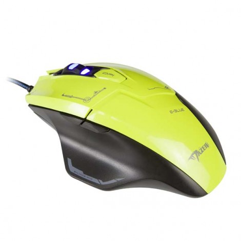 Mysz przewodowa, E-blue Mazer, zielona, optyczna, 2500DPI Mysz przewodowa, E-blue Mazer, zielona, optyczna, 2500DPI