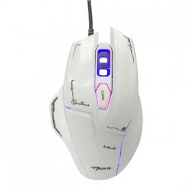 Mysz przewodowa, E-blue Mazer, biała, optyczna, 2500DPI