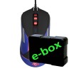 Mysz przewodowa, E-blue Auroza Gaming V2, czarna, optyczna, 5000DPI, e-box