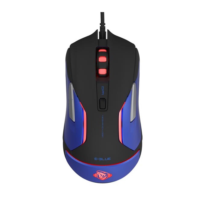 Mysz przewodowa, E-blue Auroza Gaming V2, czarna, optyczna, 5000DPI, e-box