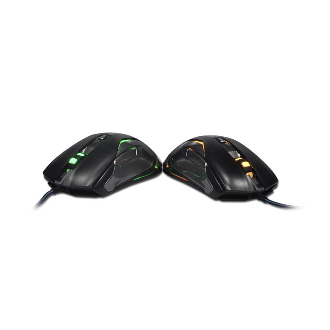 Mysz przewodowa, E-blue Auroza FPS, czarna, laserowa, 8200DPI