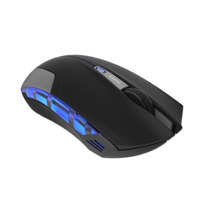 Mysz bezprzewodowa, E-blue Cobra Jr., czarna, optyczna, 1750DPI