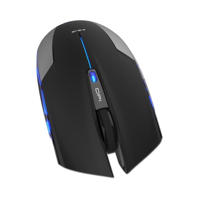 Mysz bezprzewodowa, E-blue Cobra Jr., czarna, optyczna, 1750DPI