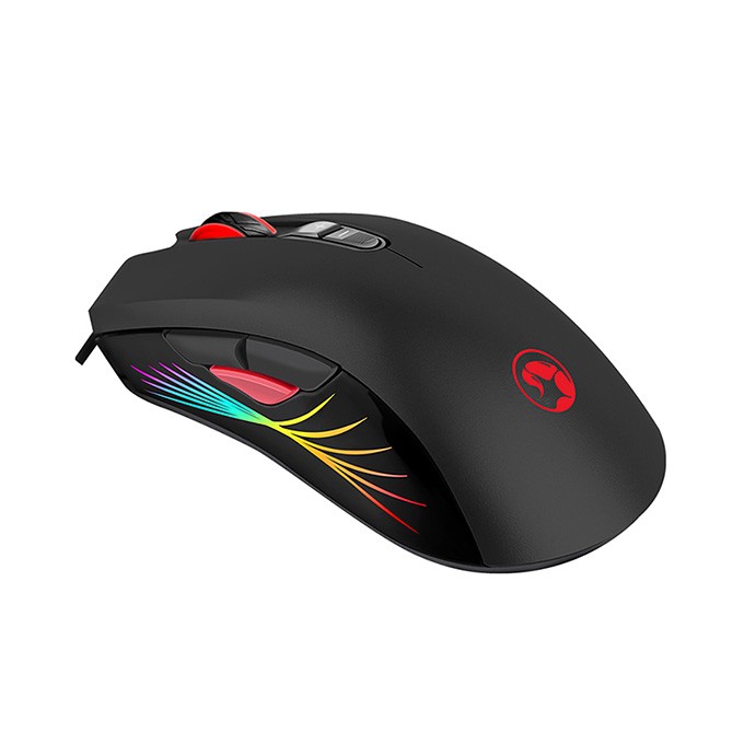 Mysz przewodowa, Marvo M519, czarna, optyczna, 12000DPI