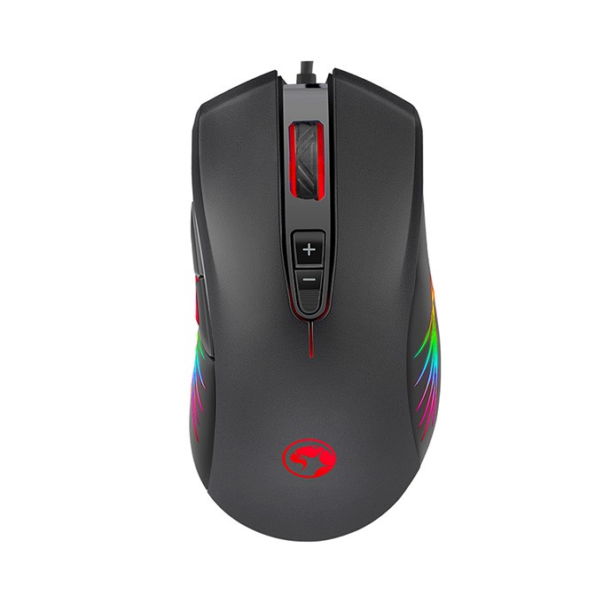 Mysz przewodowa, Marvo M519, czarna, optyczna, 12000DPI