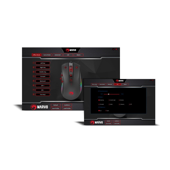 Mysz przewodowa, Marvo M519, czarna, optyczna, 12000DPI