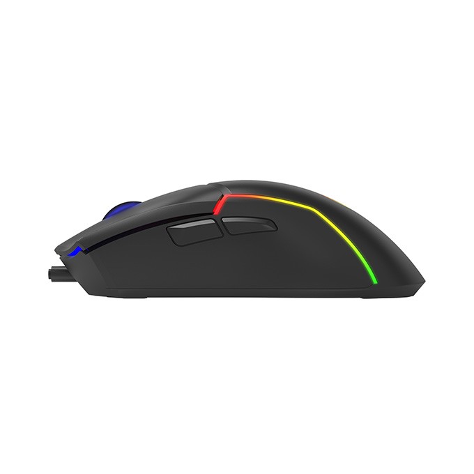 Mysz przewodowa, Marvo M655, czarna, optyczna, 12000DPI