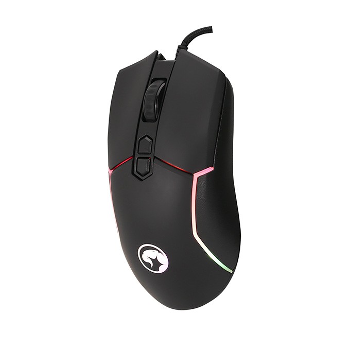 Mysz przewodowa, Marvo M655, czarna, optyczna, 12000DPI