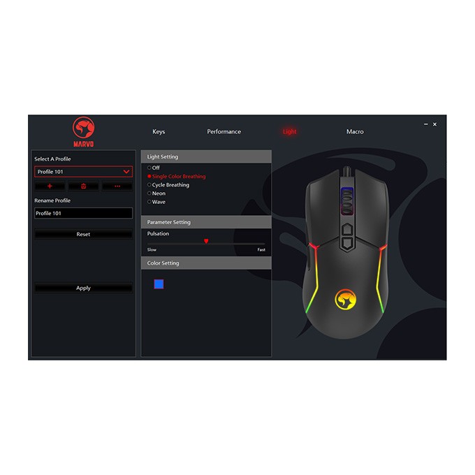 Mysz przewodowa, Marvo M655, czarna, optyczna, 12000DPI