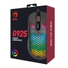 Mysz przewodowa, Marvo G925, czarna, optyczna, 12000DPI