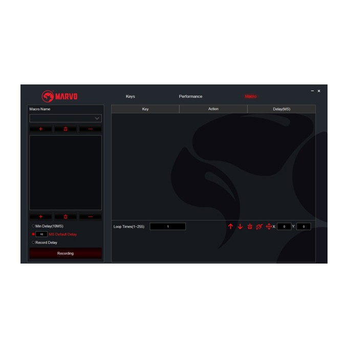 Mysz przewodowa, Marvo Niro 40 Black, czarna, optyczna, 12000DPI