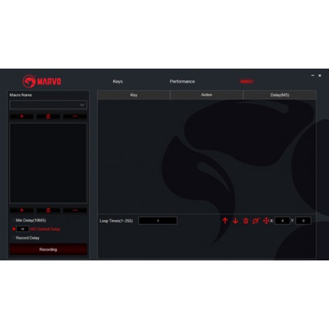 Mysz przewodowa, Marvo Niro 40 Black, czarna, optyczna, 12000DPI