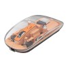 Mysz bezprzewodowa, Marvo PRISM B10 Orange, pomarańczowa, optyczna, 1600DPI